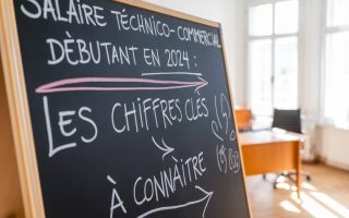 salaire technico-commercial débutant : les chiffres clés à connaître en 2024