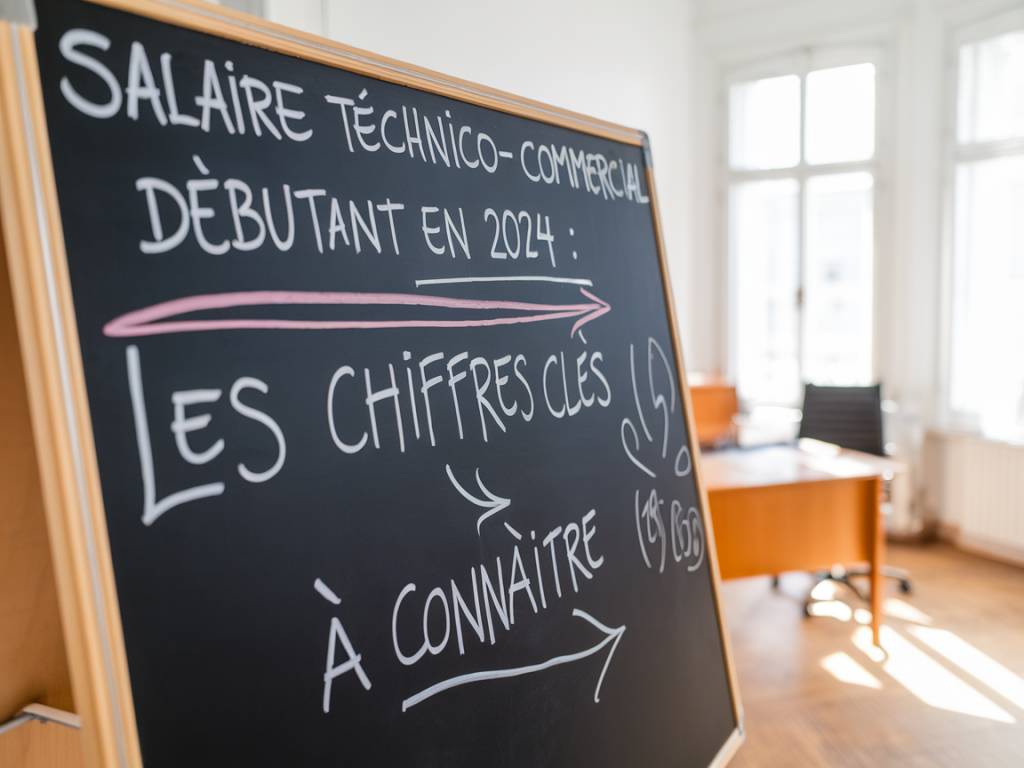 salaire technico-commercial débutant : les chiffres clés à connaître en 2024